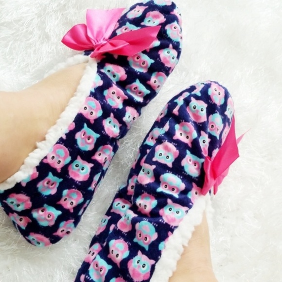 MODA ME COUTURE Accessories - HOO HOO OWL SLIPPERS